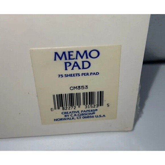 Creative Papers Mouse Wearing Santa Hat Notepad New Old Stock Christmas - Picture 3 of 3